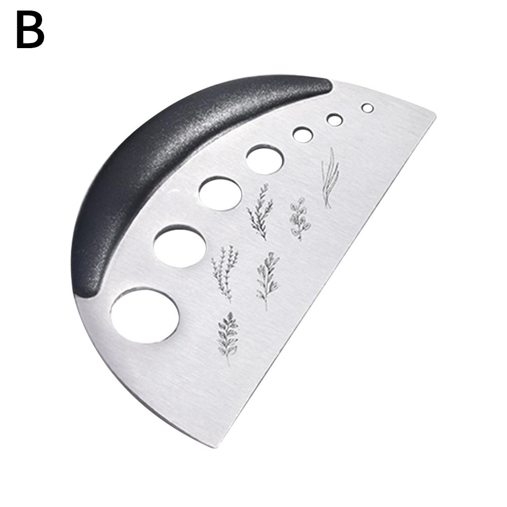 7 Holes Steel Kitchen Herb Leaf Stripping Tool Metal Herb Pealer For Kale Collard Greens Thyme Basil Rosemary Stripper