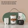 LISM Portable Ceramic Travel Tea Set
