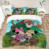 3pcs Minnie Mouse & Friends Jungle Adventure Bedding Set 1 Soft Quilt Cover + 2 Pillowcases, Machine Washable Suitable for All Seasons Q073