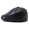 Leather Hats Middle Aged And Elderly Winter Men Warm Breathable Protection Ear