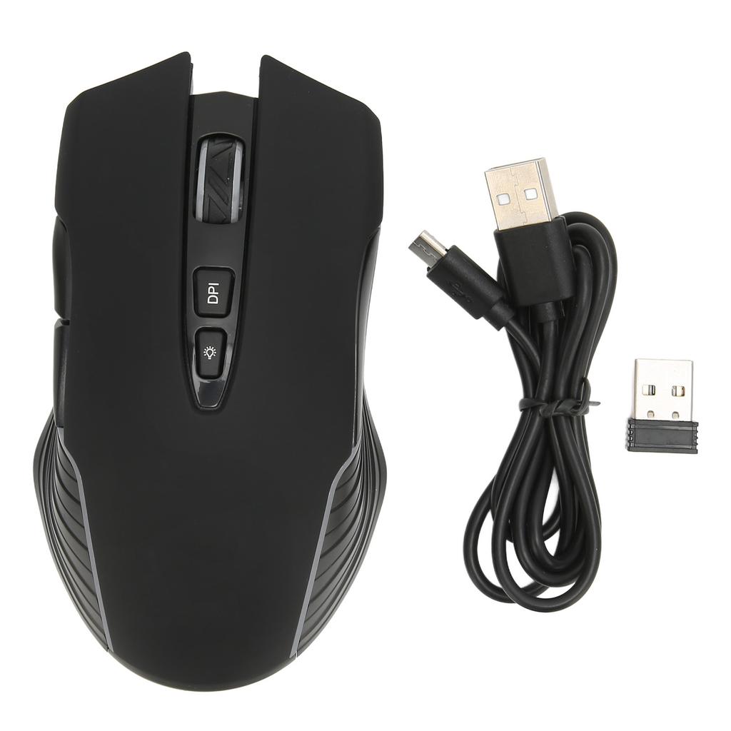 Wireless Mouse 2.4G Rechargeable USB RGB Professional Grade Optical Sensor Gaming Mechanical Mouse