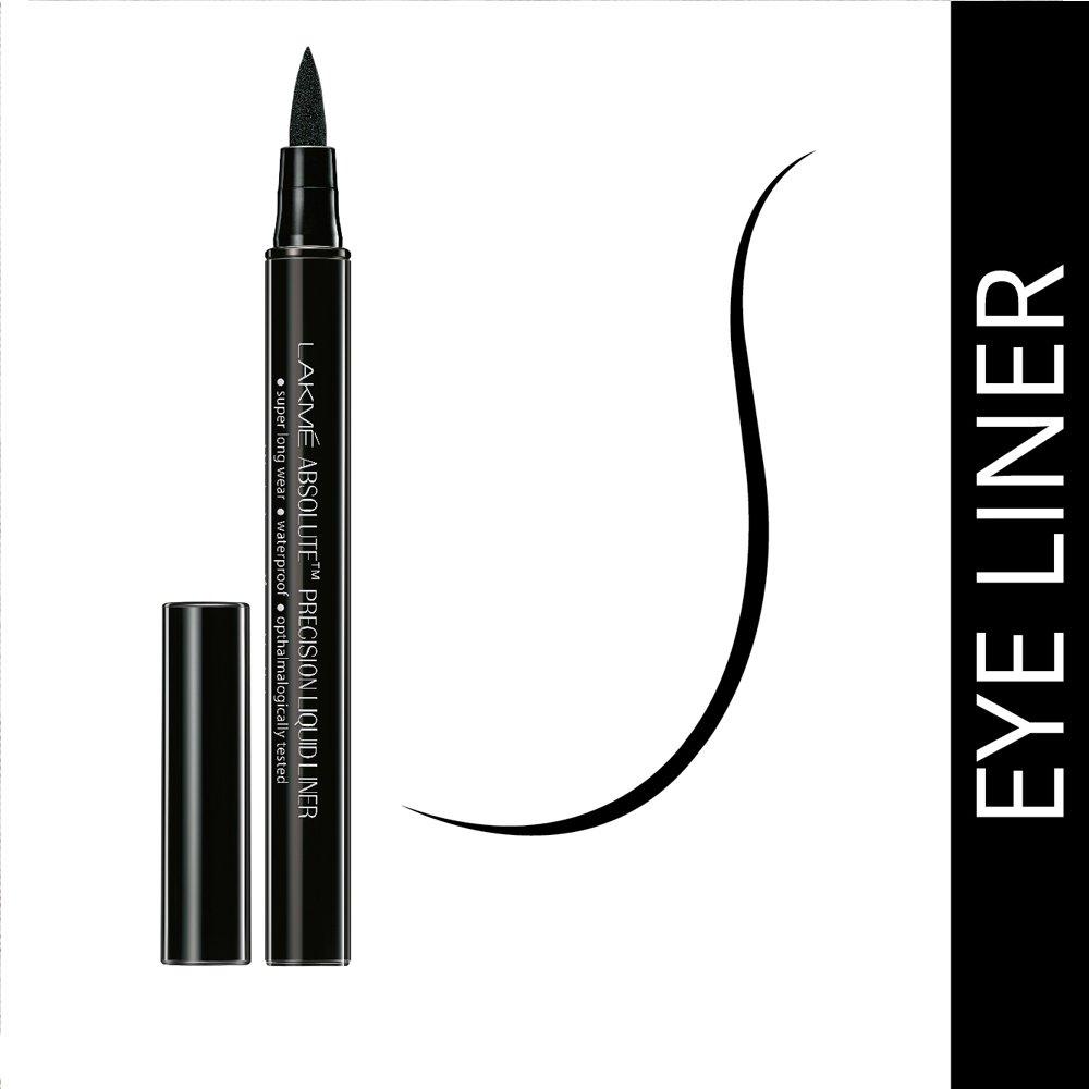 Черный лайнер (1,2 мл), Absolute Precision Liquid Liner,  Lakme