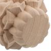 Punct de finisare din lemn neterminat în formă de lotus pentru stâlpi de pat Balustradă Scări Templu Decor Zen Postament Simbolic Budist Sculptat Topper 9x12cm