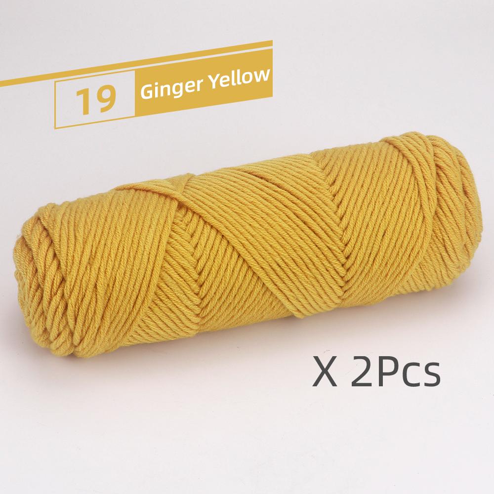 2pcs Soft Warm DIY Knitting Yarns for Hand Crocheting & Machine Knitting, Used for DIY Weaving Sweaters, Shoulder Shawl
