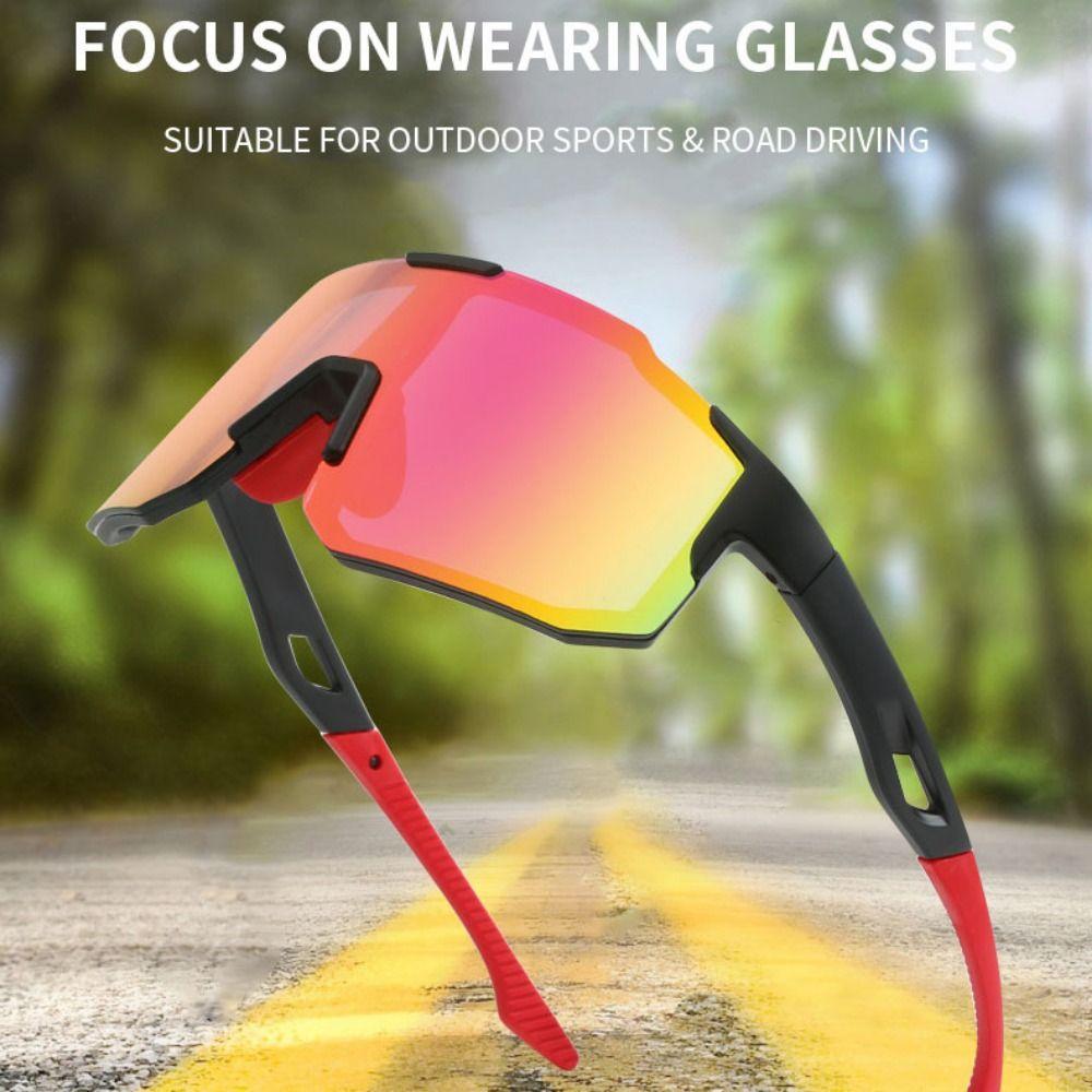 UV400 Windproof Cycling Glasses Windproof Sports Sunglasses UV400 Outdoor Cycling Sunglasses  Sport