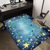 Stars Night Crystal Velvet Office Chair Mat Area Rug - Non-Slip, Floor Mat, Office Desk Chair Rugs,Christmas Gift-1106099