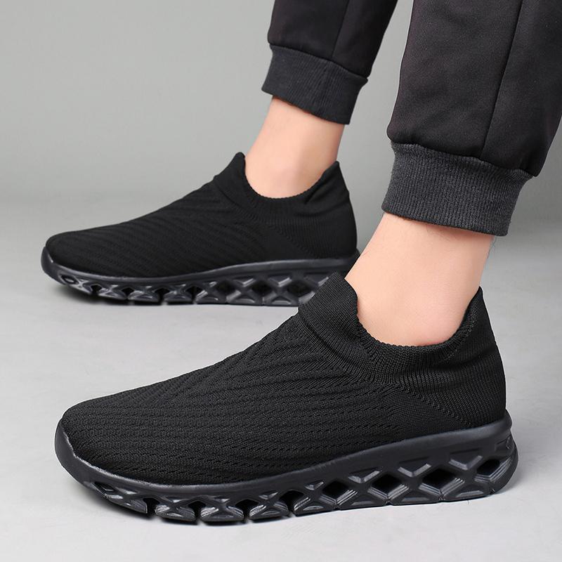 Мужская модная дышащая легкая уличная обувь для спорта и отдыха большого размера — фото 8