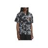 Tie-Dye Print Round Neck Pullover Short Sleeve T-Shirt Men Tops Black FD0066-065