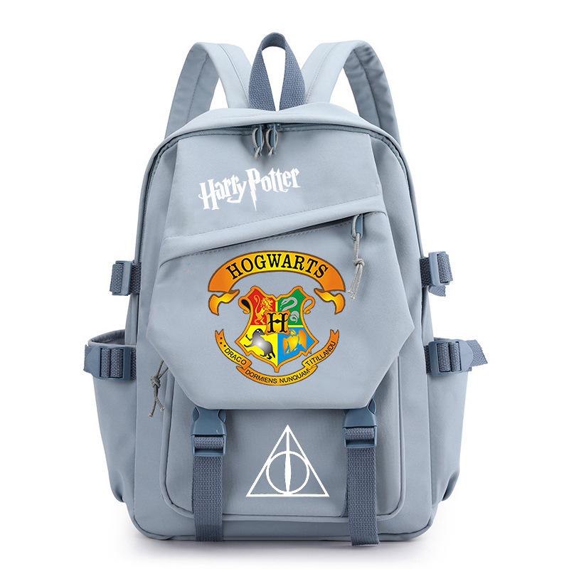 Mochila Bolso Escolar Mochila Casual para Estudiantes Hombres Mujeres Estilo Hogwarts Gran Capacidad Mochila de Viaje
