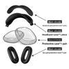 Ensemble de quatre pièces : coussinets d'oreille, housse, serre-tête en silicone, étui de protection pour écouteurs. Remplacement pour Apple Airpods Max