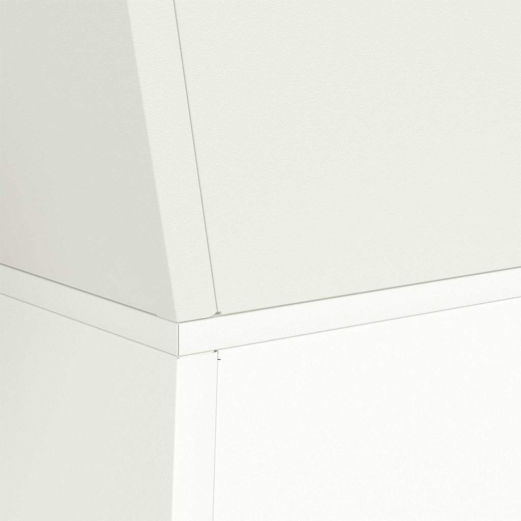 Column Planter White 40 x 40 x 100 cm
