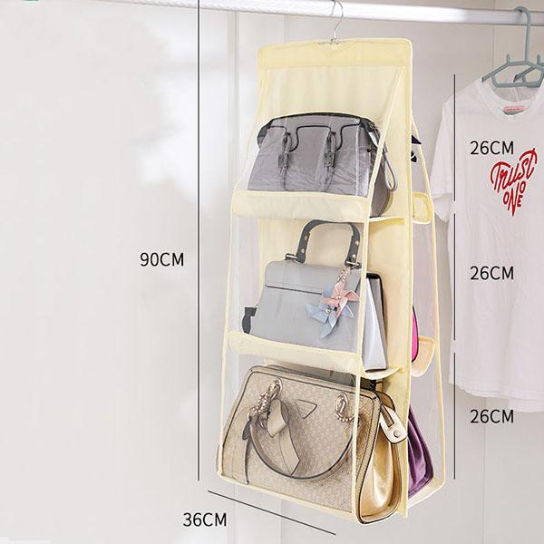 

Тканевая сумка для хранения, подвесная сумка, подвесная бытовая сумка, прозрачная отделочная сумка, настенный шкаф для хранения вещей 90*36cm