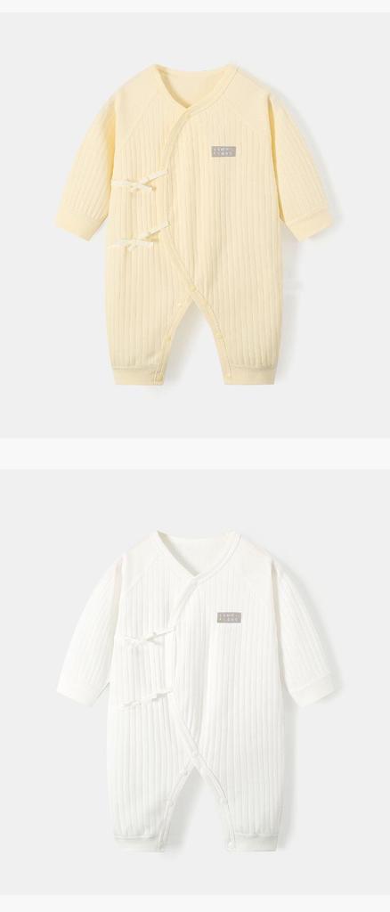 Unisex Newborn Long Sleeve Cotton Bodysuit for All Seasons
