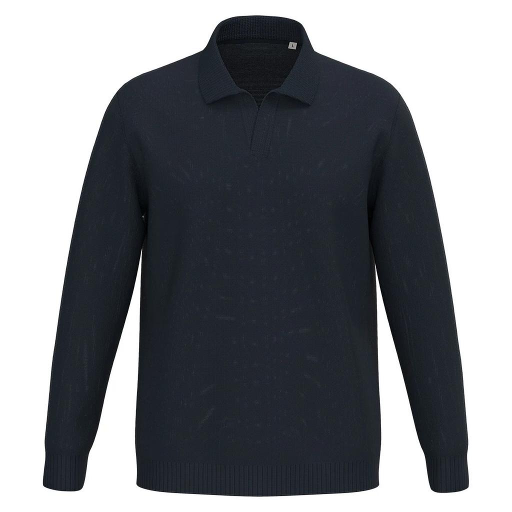 Spasso Mens Polo Neck Jumper