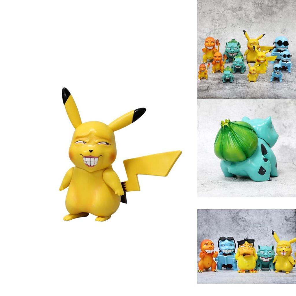 Unique Pokemon Pikachu Figure With Obnoxious Expression Perfect For Collectors