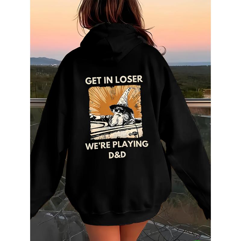 

Trendy Graphic Women s Polyester Hooded Sweatshirt Moisture Wicking Quick Dry XXL чорний