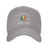 Dublin Ireland Saint Patricks Day Green Shamrock Sun Baseball Cap Summer FeUnisex Unisex  Hip Hop Hats High Sports Baseball Caps