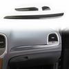 Central Control Dashboard Cover Trim Bezels for 2011+ Chrysler 300 Carbon Fiber