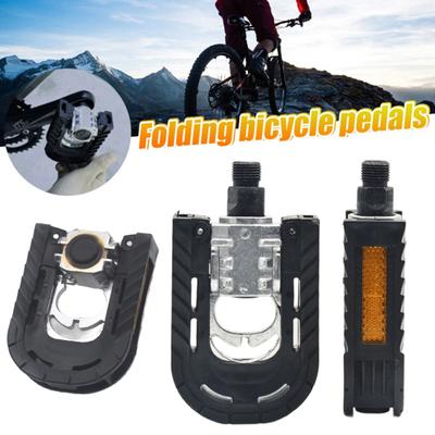 2 Stück Fahrradpedal Universal Leichtgewicht Links Rechts Mountain Road Faltfahrrad Flachpedal Plattform Fahrrad Ersatzzubehör