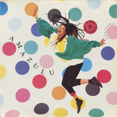 12-Zoll Schallplatte AMAZULU - Excitable 602003 Island Records 1985 Deutschland Reggae, Ska & Dub Gebraucht