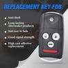 Car Key Fob Keyless Entry Remote Replacement for Acura MDX/RDX 2007 2008 2009 2010 2011 2012 2013 FCC ID:N5F0602A1A P/N:35111-STX-316 4 Buttons