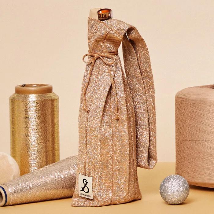 Lucky Pleats Knit Starry Wine Bag (ALL)