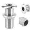 316 Stainless Steel Thru Hull Water Drain Hose Barb Hardware Fittings for Rowing Boats Yacht1 2in Inner Diameter for