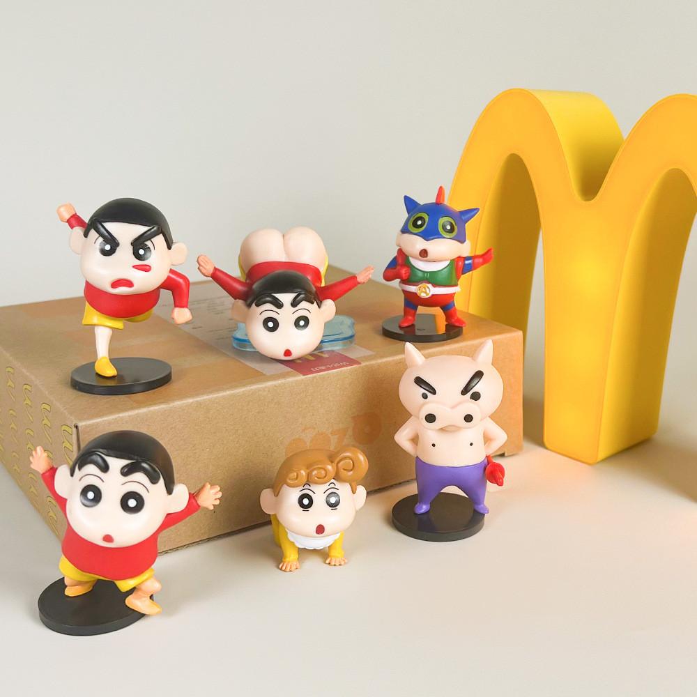Crayon Shinchan Pvc Mini Figure Blind Box With Action Kamen For Kids And Collectors