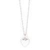 [Bloom] Official Women's Necklace, Silver, Rhodium Plated, Heart Motif 0772-4661-0019-0000