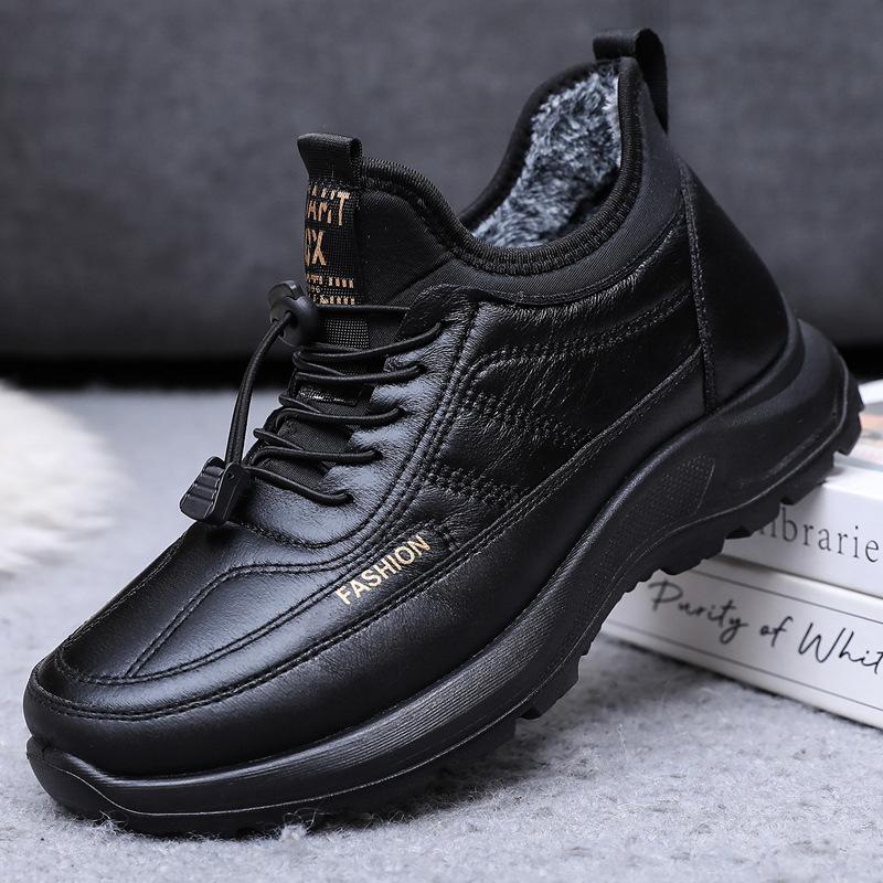 

Хлопковые туфли мужские зимние старые пекинские тканевые туфли бархатные теплые папины туфли на толстой подошве нескользящие спортивные повседневные хлопковые ботинки для среднего и пожилого возраста 39 чёрный