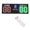 LED Electronic Scoreboard 5 Digit Portable Basketball Digital Scoreboard with Remote Control