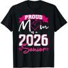 Cotton Proud Mom Class Of 2026 Senior Graduation Funny Senior Mom Tshirt Golf Gift Tshirt For Unisex And Unisex