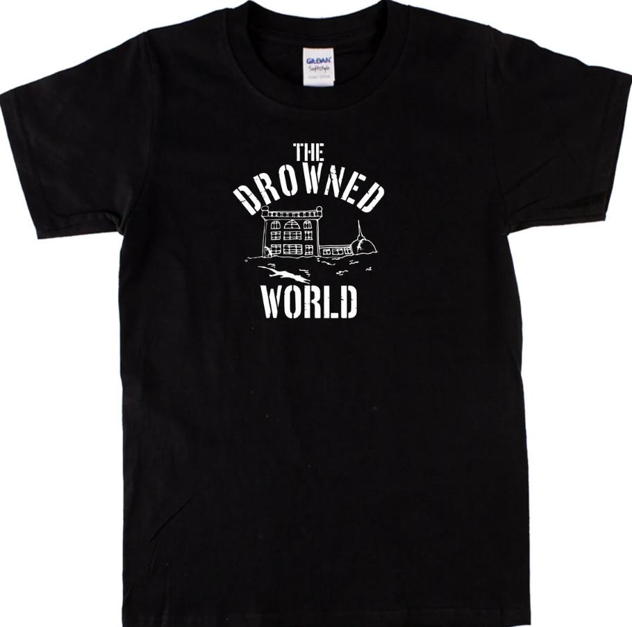 Футболка «Затопленный мир» - J. грамм. Баллард, Апокалиптическая, Научно-фантастическая Унисекс Футболка Унисекс Футболка M