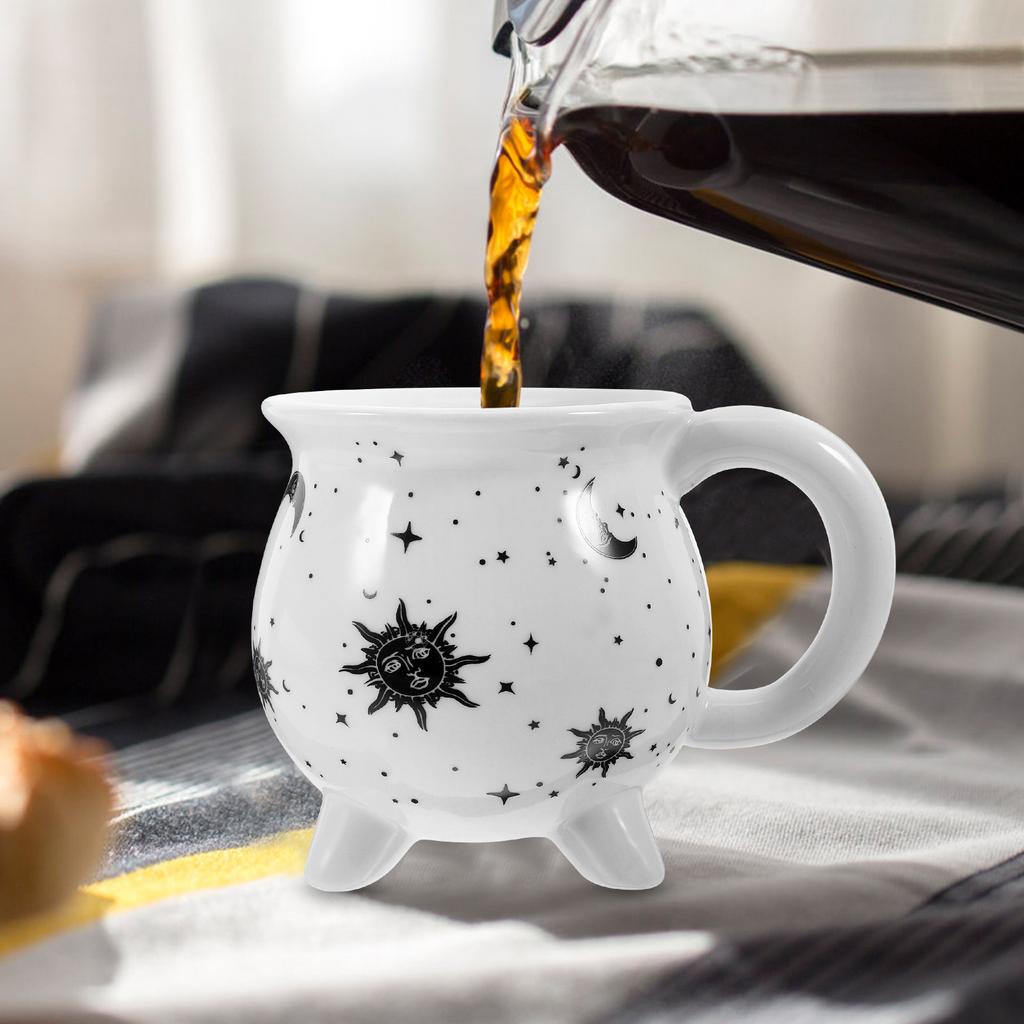 Halloween Cups for Drinks Cool Mug Coffee Mugs Adults Ceramic Cauldron Drinking