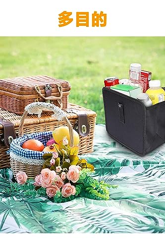 YFFSFDC Sitzrückentasche, Autoaufbewahrungstasche, Auto-Mülleimer, Kleinteilehalter, Multifunktionale Aufbewahrungstasche, Auto-Innenraumorganisation, Große Kapazität