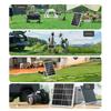 Solar Battery Charger 4 USB Ports Fast Charging Efficient Solar Absorption for Outdoor Trips Power Supply Emergency Backup