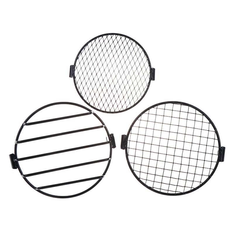 5.75Inch Metal Motorcycle Cg125 Modified Headlight Gn125 Cruiser Retro Light Grille Protective Ccover