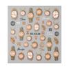 Nail Art Relief Sticker Retro Style Gold Watch Watch Necklace Nail Art Adhesive Sticker