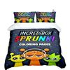 2026 NEW Teens Gifts Duvet Cover Set Game Sprunki Cartoon Bedding Set Quilt Cover Skin-friendly and Breathable for Bedroom Home