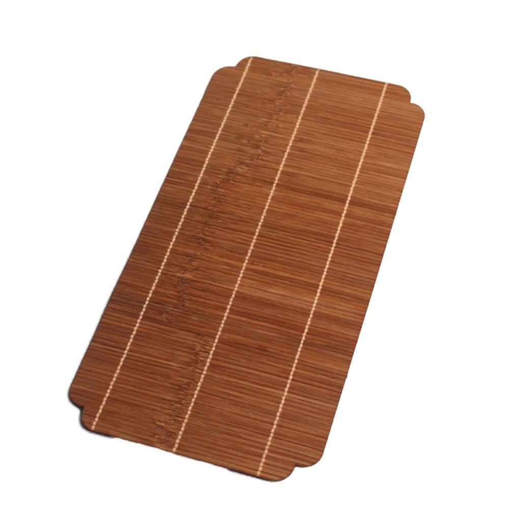 Mehrfarbige Bambus-Teematte Hitzebeständig Verbrühschutz Handgewebte Teematte Mehrere Formen Zen-Teematte Teezeremonie Zubehör