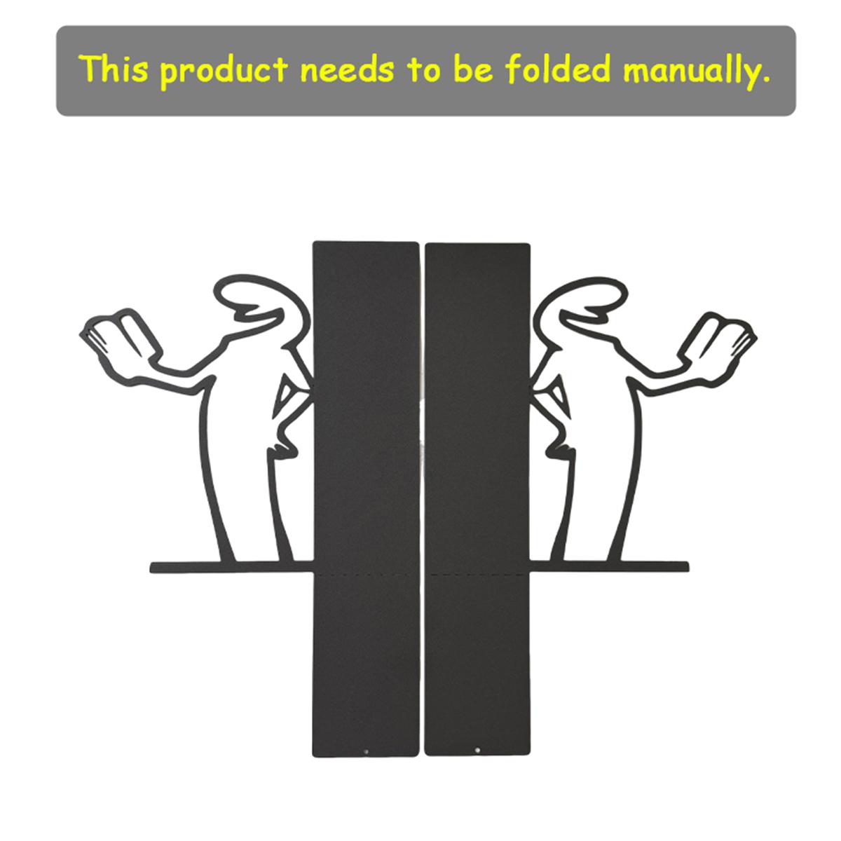 

1 шт. Забавный декоративный книжный держатель из кованого железа, Уникальный книжный держатель, Украшение для дома, Незаменимый для любителей книг