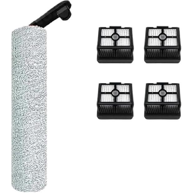 Soft Brush Spare Parts Wet Dry Roller Hepa Filter Accessories Roller - Compatible with Dreame H12 Pro/H12 Plus/H13 Pro Plus Mix/M13(4PCS-1)