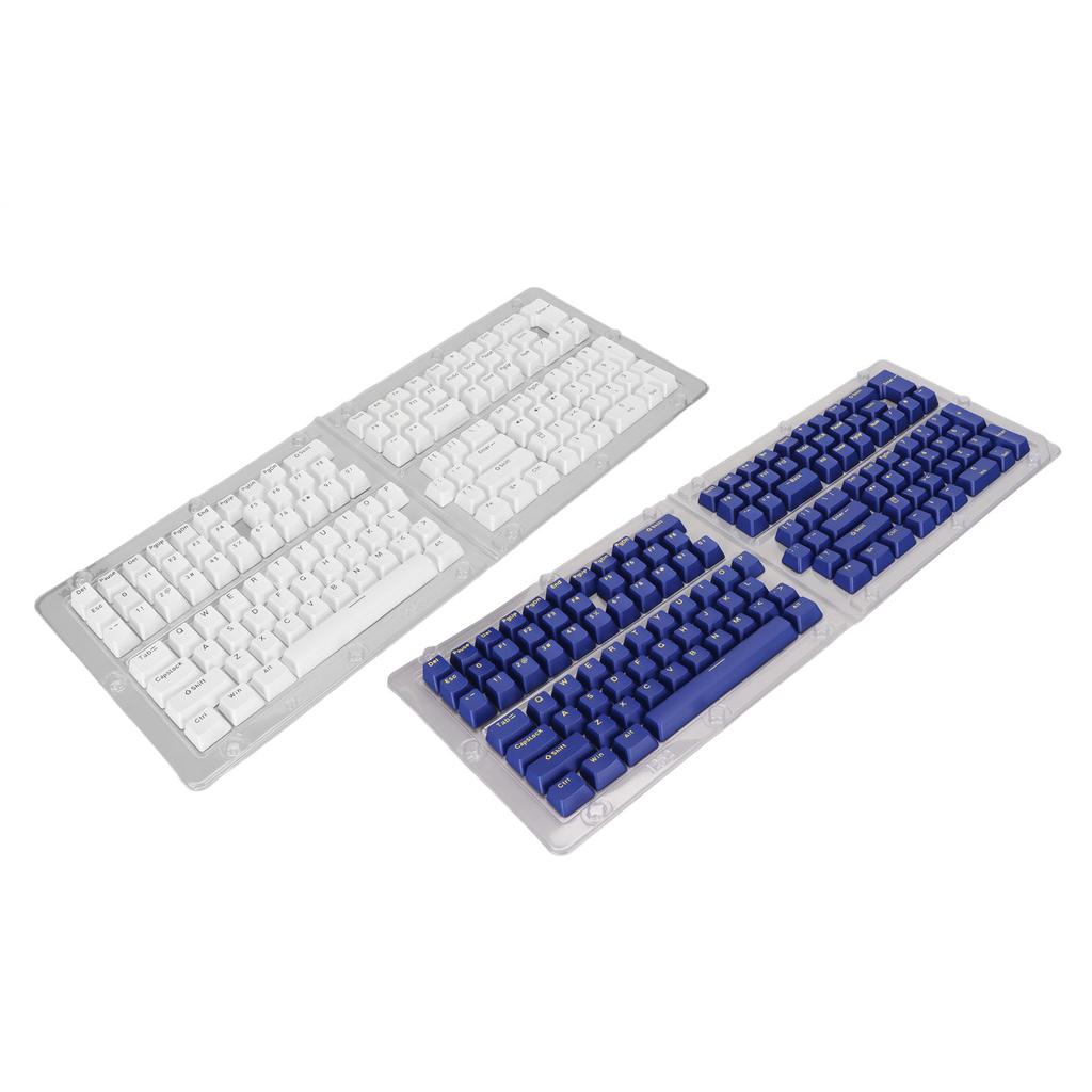 132 Key PBT Keyboard Keycaps OEM Height Secondary Injection Molding DIY ...