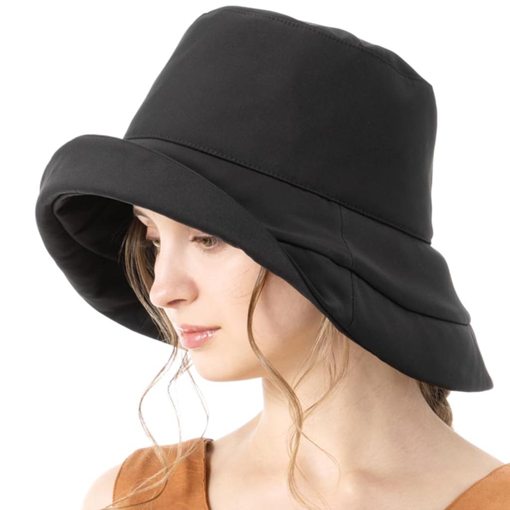 Hat for UV Large Wide UV Charmant Premium Ice Pack Neck UV Chin Adjustable Size Long Brim x [Loo&c] Loo&c Women, 100% Blackout, Protection, Size,