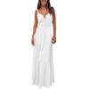 Fashion Women Summer Boho Sleeveless Strappy V-neck Bandage Party Beach Dress