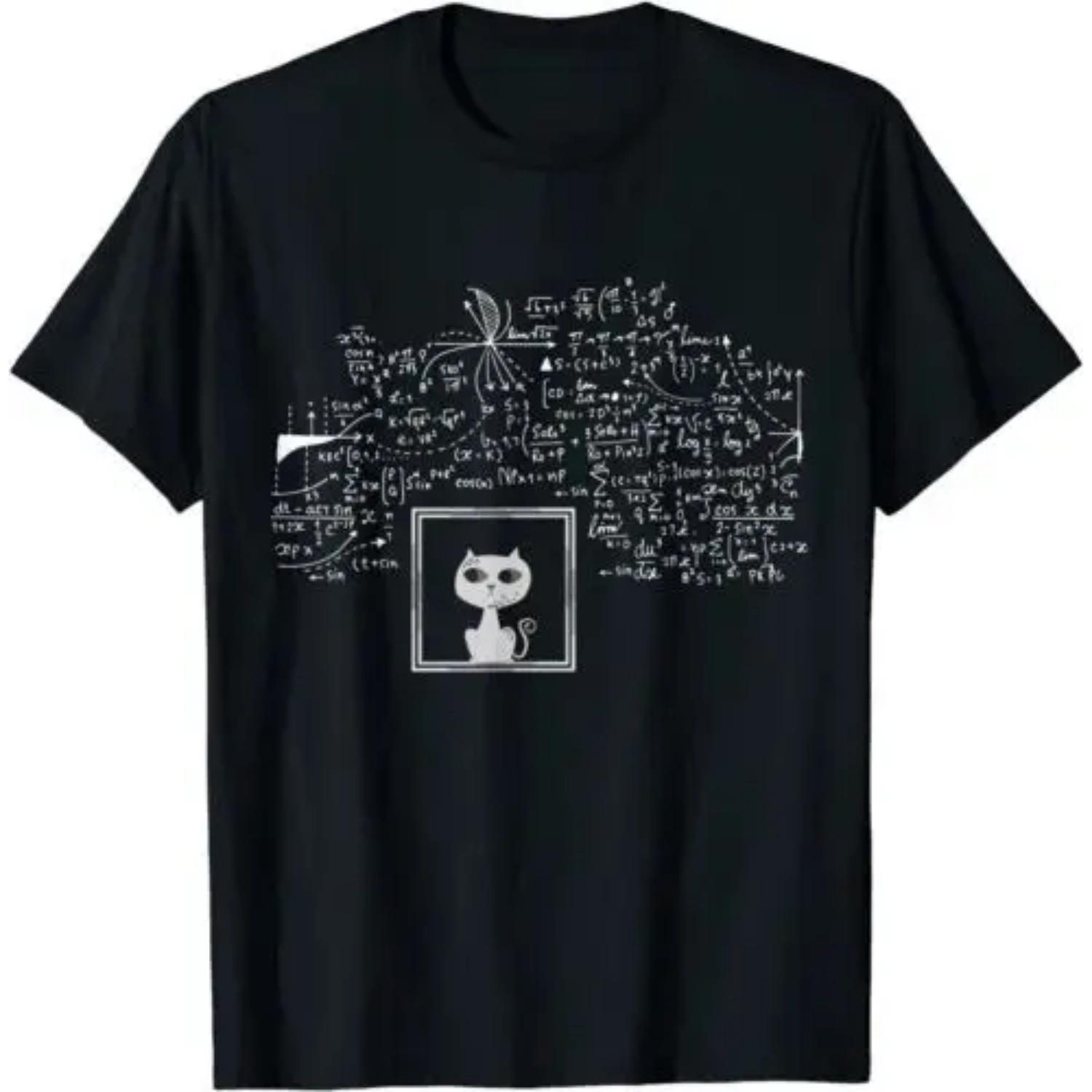 

Schrodingers Cat Funny Science Physics Great Gift T-Shirt S чёрный