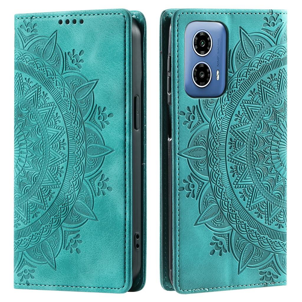 For Motorola Moto G45 5G/G34 5G Leather Case Magnetic Auto Closing Wallet Phone Cover