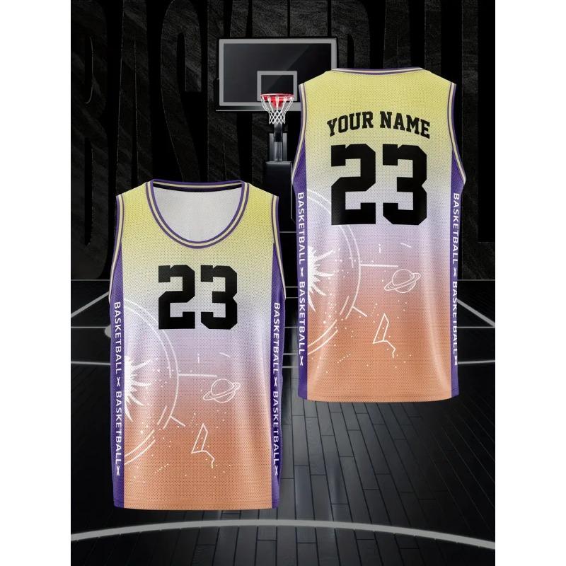 2025 New Customization Name And Number Men Vest 3D Full Printed Fashion Basketball Tank Tops Sportswear Custom DIY Fit Team Tops