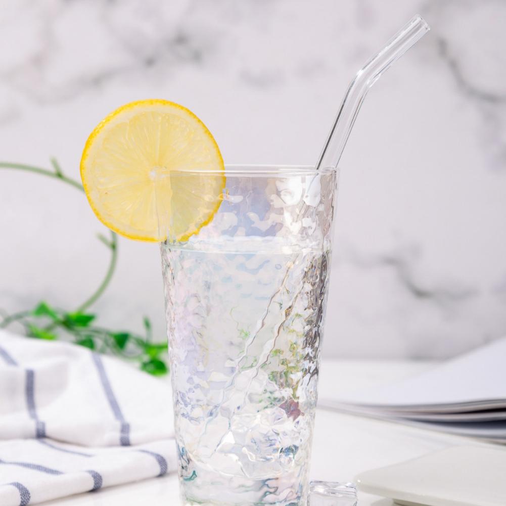 Glass Straw Curved Straw Glass High Temperature Resistant Straw