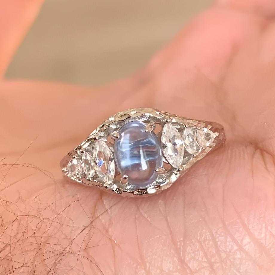 925 Silber Liebesherz Ring für Damen Mädchen Geschenk Linie Perle Koreanischer Süßer Schmuck Geburtstagsgeschenk